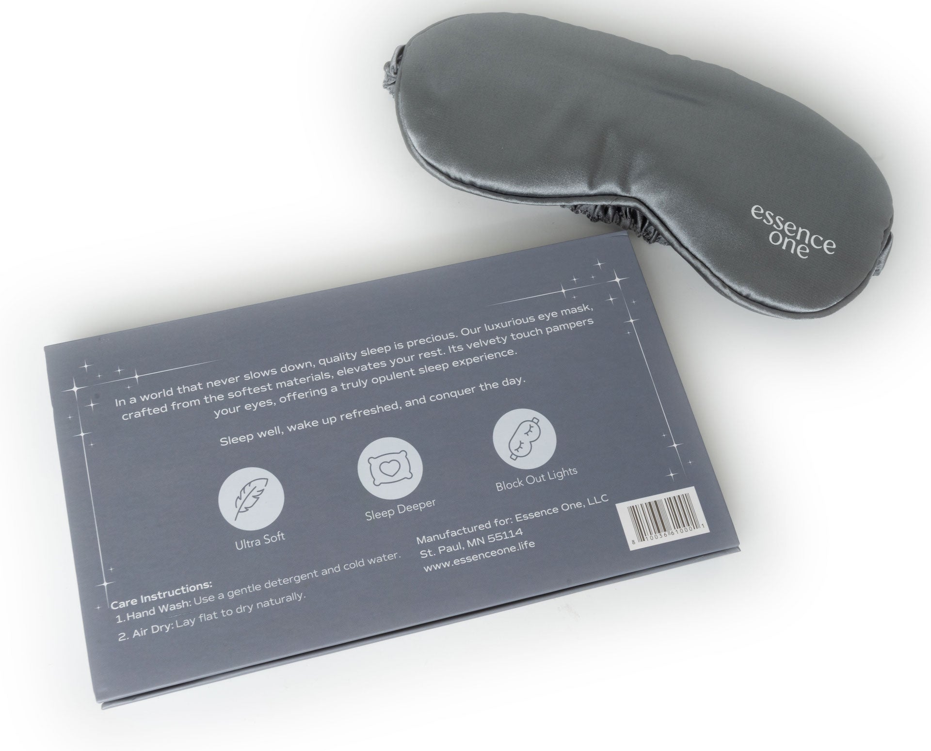 Luxury Sleep Eye Mask + Aromatherapy Set