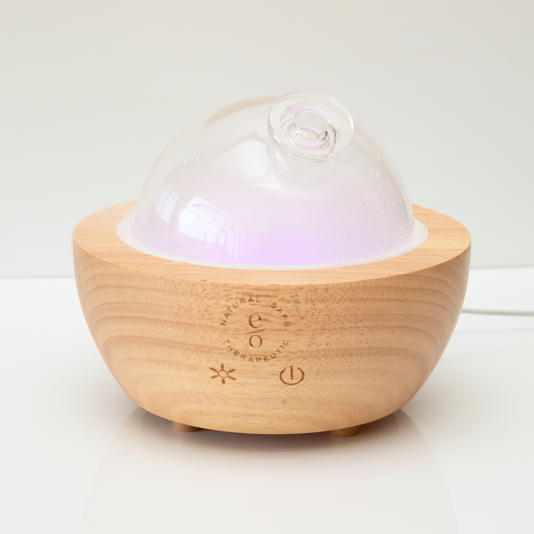 Essential Oil Aromatherapy Diffuser Dome + 15ml Essential Oil
