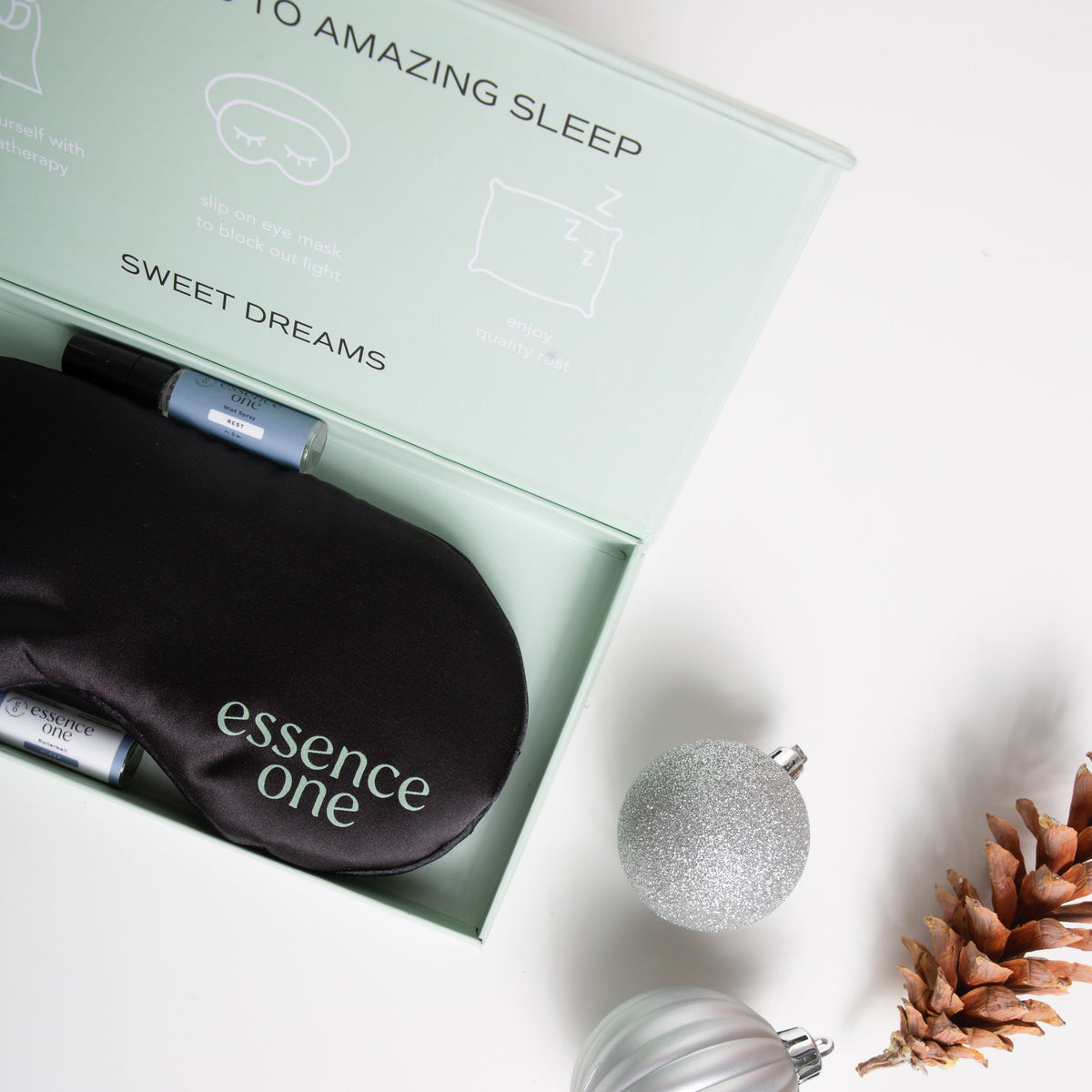 Luxury Sleep Eye Mask + Aromatherapy Set