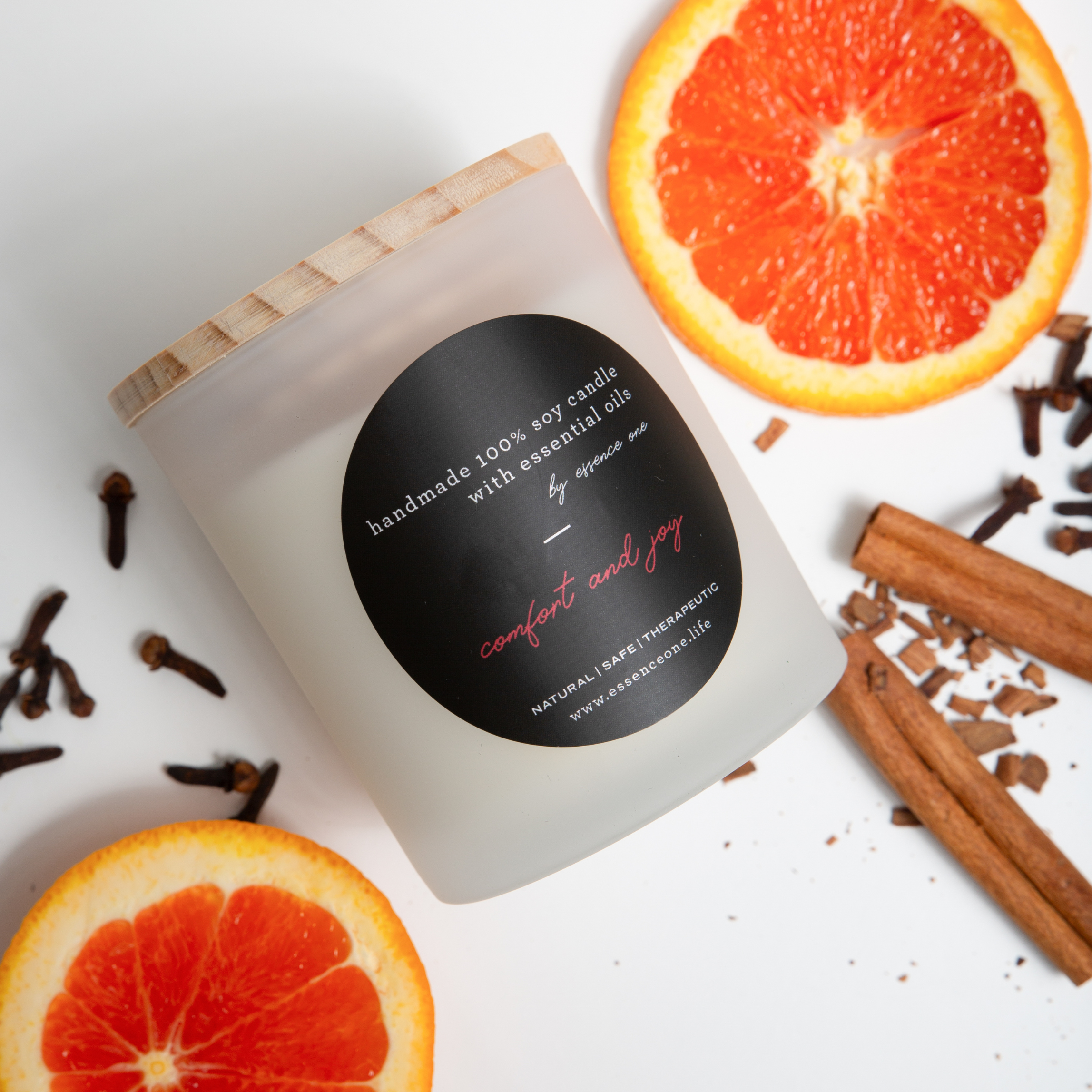 Holiday Essential Oil Soy Candle